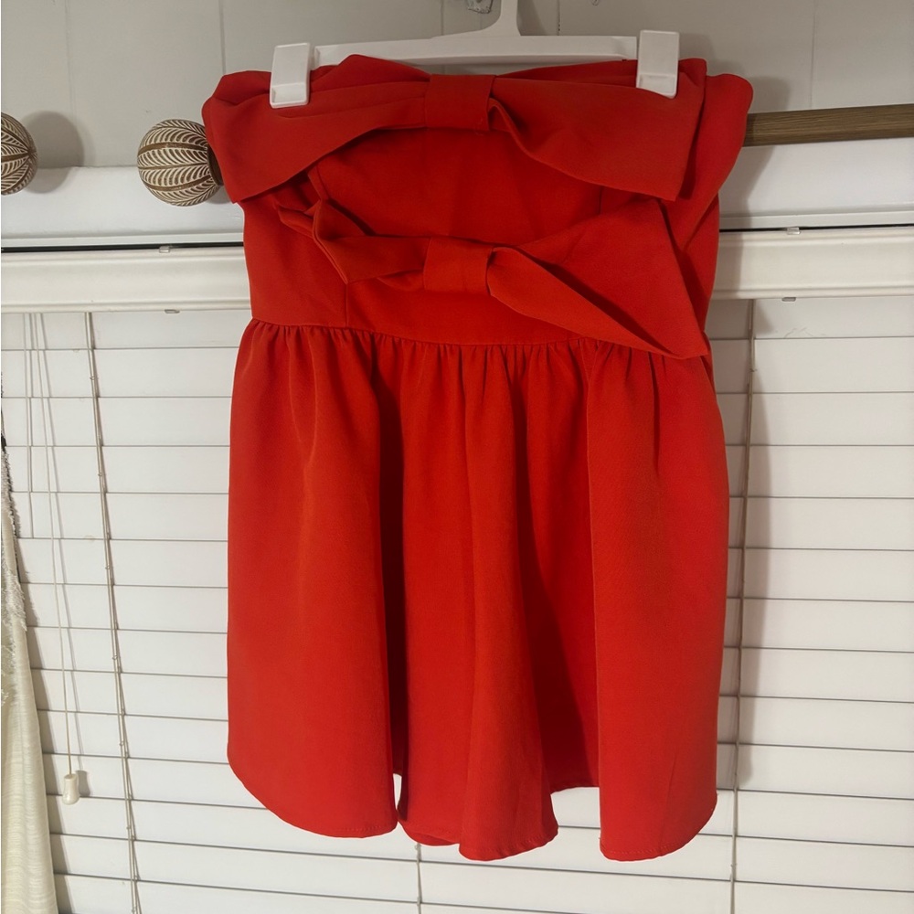 Elegant Red Women's Skirt